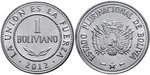 1 boliviano