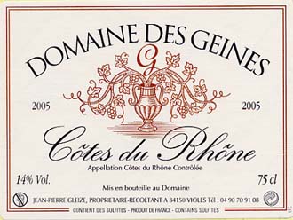 Domaine des Geines