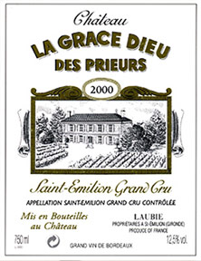 Château La Grace Dieu des Prieurs