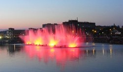 Винницкий светомузыкальный фонтан "Рошен"