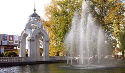 Композиция "Зеркальная струя"